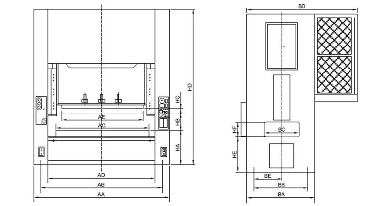 APE 160-400 Ton Precision Metal Stamping Press
